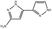 3-(1H-吡唑-5-基)-1H-吡唑-5-胺 结构式