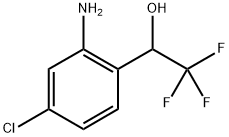 1-(2-氨基-4-氯苯基)-2,2,2-三氟乙醇 结构式