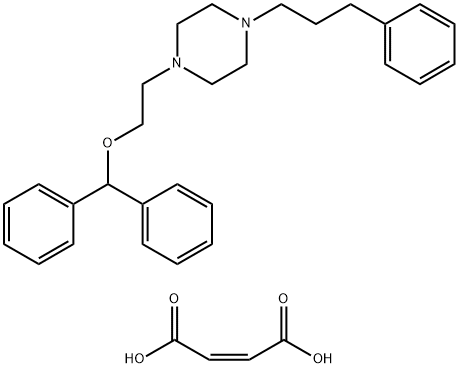 GBR 12935 DiMaleate Salt 结构式