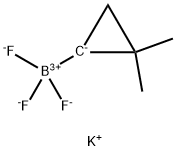 (2,2-二甲基环丙基)三氟硼酸钾 结构式