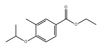 Ethyl 4-isopropoxy-3-methylbenzoate 结构式
