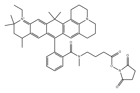 ATTO 647琥珀酰亚胺酯 结构式