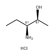 (2S,3S)-3-氨基戊烷-2-醇盐酸盐 结构式