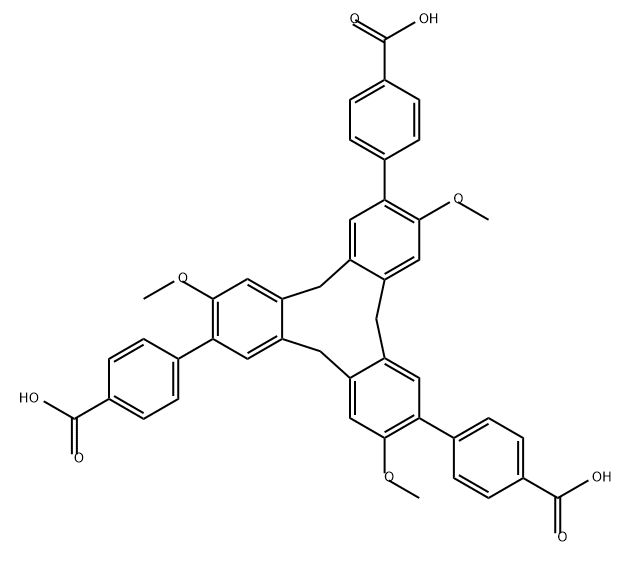 环三藜芦烃三苯甲酸 结构式