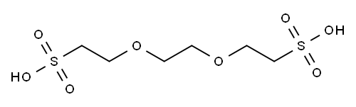 双磺酸-二聚乙二醇 结构式