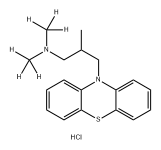 [2H6]-阿利马嗪盐酸盐 结构式