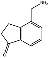 4-(aminomethyl)-2,3-dihydroinden-1-one 结构式