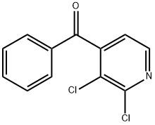 (2,3-Dichloro-4-pyridinyl)phenyl-methanone 结构式