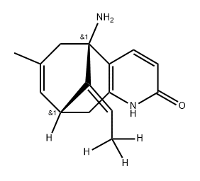 Huperzine A-d3 结构式