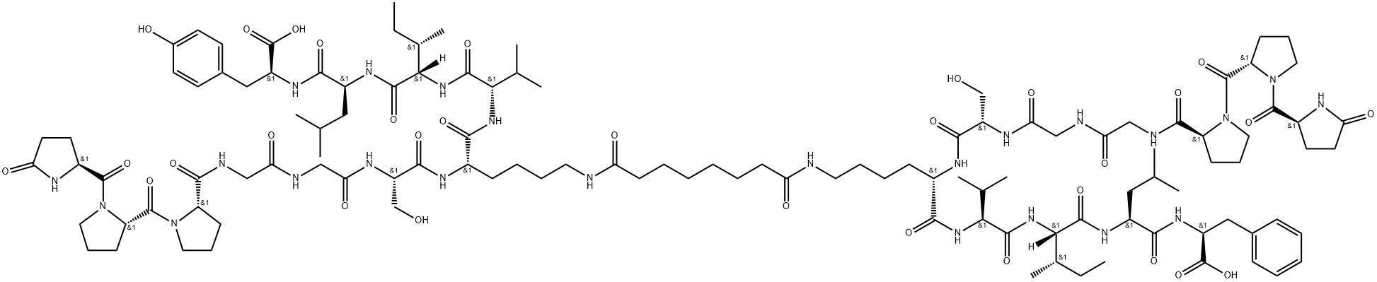 Y-head activator-head activator bipeptide 结构式