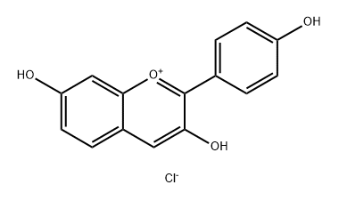 GUIBOURTINIDIN CHLORIDE(SH) 结构式