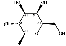 L-glycero-L-galacto-Heptitol, 5-amino-2,6-anhydro-5,7-dideoxy- 结构式