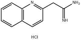 2-(Quinolin-2-yl)ethanimidamide hydrochloride 结构式