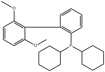 (1S)-2-二环己基亚膦基-2,6-二甲氧基联苯 结构式