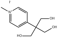 4-[1,3-二羟基-2-羟甲基丙烷]-1-甲基吡啶碘盐 结构式