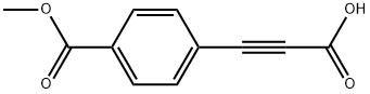 3-(4-(甲氧羰基)苯基)丙炔酸 结构式