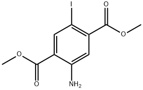 2-氨基-5-碘邻苯二甲酸二甲酯 结构式