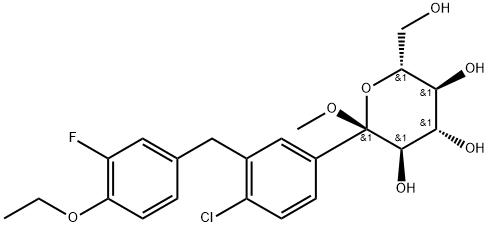 恒格列净 结构式