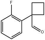 1-(2-氟苯基)环丁基甲醛 结构式