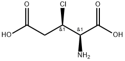 L-Glutamic acid, 3-chloro-, threo- (9CI) 结构式