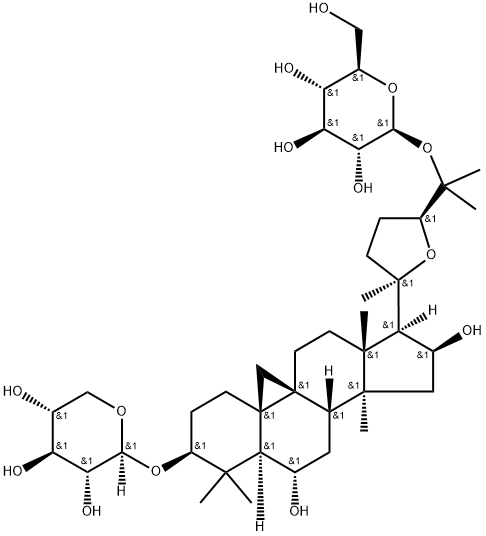 异黄芪皂苷IV 结构式