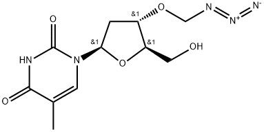 3'-O-(AZIDOMETHYL)-DT 结构式