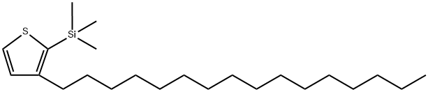(3-HEXADECYLTHIOPHEN-2-YL)TRIMETHYLSILANE 结构式