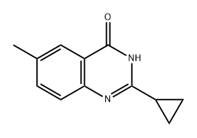 2-cyclopropyl-6-methylquinazolin-4-ol 结构式