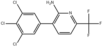 2-Amino-3-(3,4,5-trichlorophenyl)-6-(trifluoromethyl)pyridine