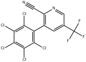 3-(Perchlorophenyl)-5-(trifluoromethyl)picolinonitrile