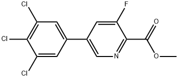 Methyl 3-fluoro-5-(3,4,5-trichlorophenyl)picolinate