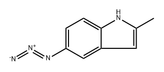 5-azido-2-methyl-1H-indole 结构式