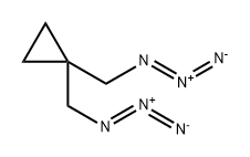 Cyclopropane, 1,1-bis(azidomethyl)- 结构式