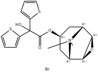 噻托溴铵溴杂质I 结构式