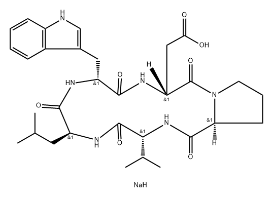 BQ-123  sodium salt 结构式