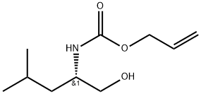 N-Allyloxycarbonyl-L-leucinol 结构式