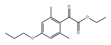 ethyl 2-(2,6-dimethyl-4-propoxyphenyl)-2-oxoacetate 结构式