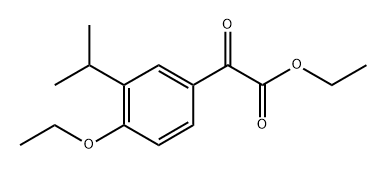 ethyl 2-(4-ethoxy-3-isopropylphenyl)-2-oxoacetate 结构式