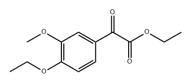 ethyl 2-(4-ethoxy-3-methoxyphenyl)-2-oxoacetate 结构式