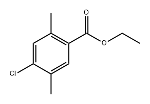 ethyl 4-chloro-2,5-dimethylbenzoate 结构式