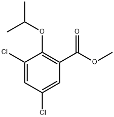 Methyl 3,5-dichloro-2-isopropoxybenzoate 结构式