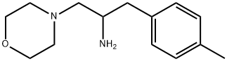 Α-[(4-甲基苯基)甲基]-4-吗啉乙胺 结构式