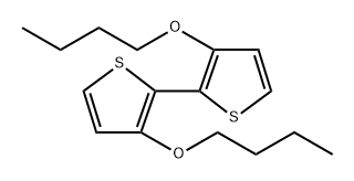 3,3'-二丁氧基-2,2'-联噻吩 结构式