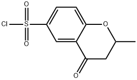 2-methyl-4-oxochromane-6-sulfonylchloride 结构式