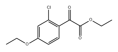 ethyl 2-(2-chloro-4-ethoxyphenyl)-2-oxoacetate 结构式
