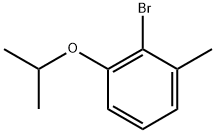 2-溴-1-异丙氧基-3-甲基苯 结构式