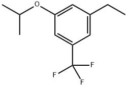 1-ethyl-3-isopropoxy-5-(trifluoromethyl)benzene 结构式