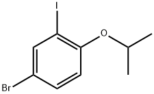 4-Bromo-2-iodo-1-isopropoxybenzene 结构式
