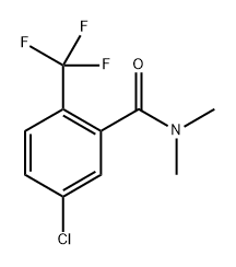 5-Chloro-N,N-dimethyl-2-(trifluoromethyl)benzamide 结构式