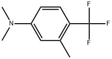 N,N,3-Trimethyl-4-(trifluoromethyl)benzenamine 结构式